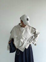 کت بارونی 2 تیکه کد 120362 - Image 7