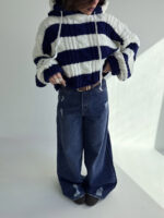 هودی نیم تنه بافت کد 200906 - Image 4