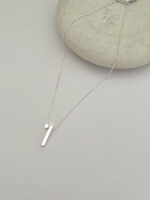 گردنبند مینیمال مکعبی کد 310629 - Image 2