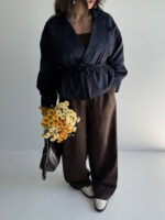 کت بنددار جیر کد 120363 - Image 7