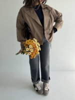 کت بنددار جیر کد 120363 - Image 16