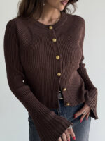 بلوز بافت آستین کش کد 200839