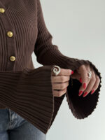 بلوز بافت آستین کش کد 200839 - Image 2