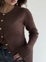 بلوز بافت آستین کش کد 200839 - Image 3