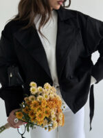 کت بنددار جیر کد 120363 - Image 23