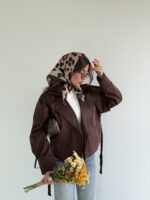 کت بنددار جیر کد 120363