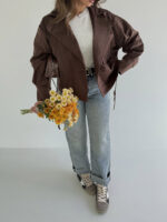 کت بنددار جیر کد 120363 - Image 3