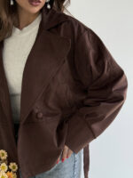 کت بنددار جیر کد 120363 - Image 4