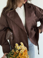 کت بنددار جیر کد 120363 - Image 2