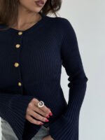 بلوز بافت آستین کش کد 200839 - Image 9