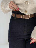 شلوار جین راسته کمربنددار کد 101991 - Image 2