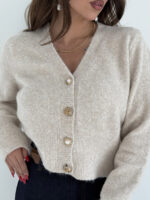 بافت نیم تنه 4 دکمه کد 200842 - Image 5