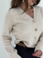 بافت نیم تنه 4 دکمه کد 200842 - Image 6