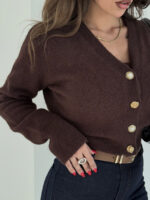 بافت نیم تنه 4 دکمه کد 200842 - Image 9