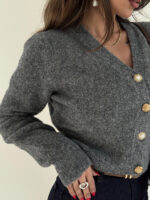 بافت نیم تنه 4 دکمه کد 200842 - Image 2