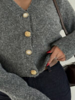 بافت نیم تنه 4 دکمه کد 200842 - Image 3