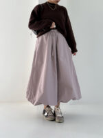 دامن بارونی گت دار کد 101984 - Image 6