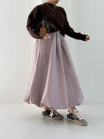 دامن بارونی گت دار کد 101984 - Image 7