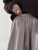 دامن بارونی گت دار کد 101984 - Image 8