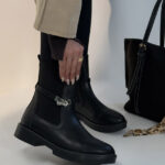 نیم بوت سنگ فلزی کد 141096