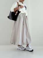 دامن بارونی گت دار کد 101984 - Image 12