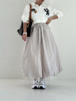 دامن بارونی گت دار کد 101984 - Image 13