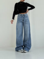 شلوار جین بگ دمپا کات کد 101999 - Image 3