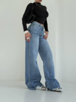 شلوار جین بگ دمپا کات کد 101999