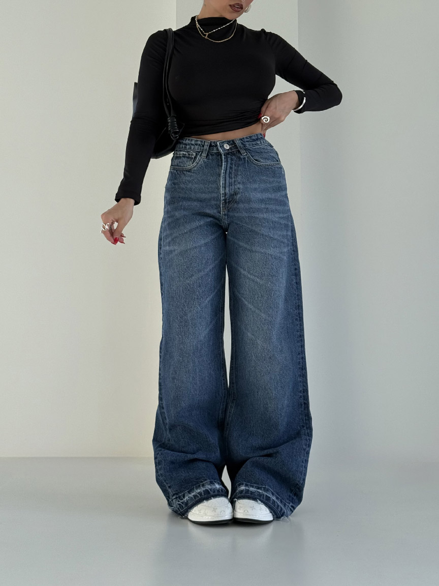 IMG_5624 شلوار جین بگ کد 101997 - Image 1