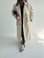 کت بلند ژیله دار کد 120364 - Image 8