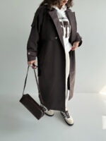 کت بلند ژیله دار کد 120364 - Image 12