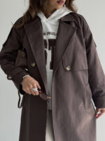 کت بلند ژیله دار کد 120364 - Image 13