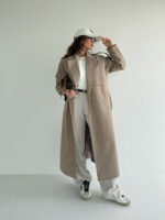 کت بلند ژیله دار کد 120364