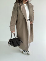 کت بلند ژیله دار کد 120364 - Image 4