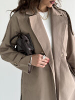 کت بلند ژیله دار کد 120364 - Image 2