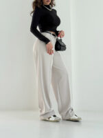 شلوار پارچه ای واید لگ کد 102003 - Image 3