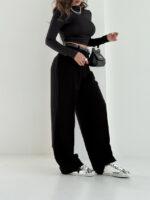 شلوار پارچه ای واید لگ کد 102003 - Image 6