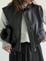 وست چرم 2 جیب کد 200863 - Image 4