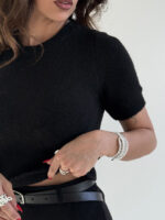 بلوز بافت آستین کوتاه کد 200843 - Image 10