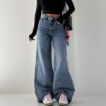 شلوار جین نگین دار کد 101989