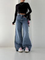 شلوار جین نگین دار کد 101989