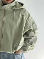 سوییشرت کلاه دار کتان کد 200845 - Image 4