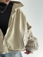 سوییشرت کلاه دار کتان کد 200845 - Image 9