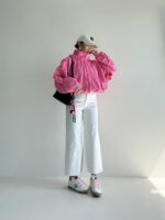 سوییشرت کلاه دار کتان کد 200845 - Image 11