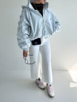 سوییشرت کلاه دار کتان کد 200845 - Image 18