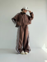 ست سوییشرت و شلوار بغل 3 خط کد 160828