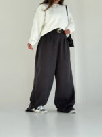 شلوار کتان بگ کد 102004 - Image 6