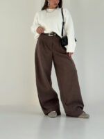 شلوار کتان بگ کد 102004 - Image 9