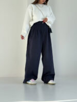 شلوار کتان بگ کد 102004 - Image 16