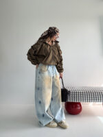 سوییشرت کلاه دار نواردار کد 200846 - Image 23